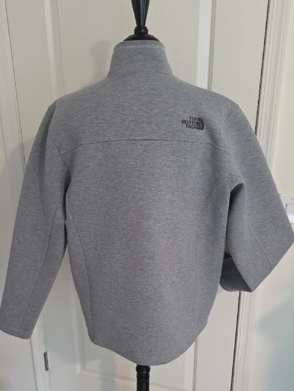 The North Face Men’s Light Grey Zip-Up Softshell Jacket
